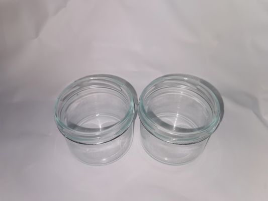 عالية الشفافية الصف الغذائي الكافيار الزجاجي قنينة قياسية 8OZ 240ml مع غطاء معدني