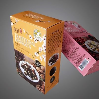 صناديق التغليف الورقية الملونة المطوية طابعة البناء