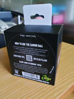 صندوق تغليف ورقي مخصص للعناية الشخصية بما في ذلك طباعة شعار مخصص مقبول ومُحسّن للمتطلبات الصناعية